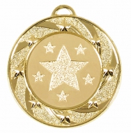 Target40 Star Medal Gold 40mm