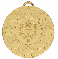 Target50 Stars Medal Award 2 Inch (50mm) Diameter : New 2020