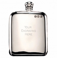 Campbell Classic Flask 6oz Pewter 6oz