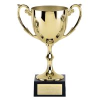 Gold Recognition Cast Cup on a Marble Base 13cm (5 1/8