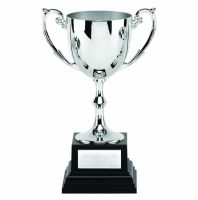 Recognition Silver Nickel Plated Presentation Cup On A Heavyweight Base 14cm (5 1/2