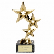 TripleStar8 Gold Trophy (FQ354Q) Gold 8 Inch