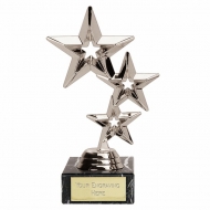TripleStar8 Silver Trophy (FQ355Q) Silver 8 Inch
