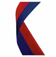 Medal Ribbon Red & Blue Red/Blue 7/8 x 32 Inch