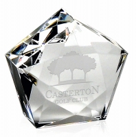 Diamond Star75 PaperWeight Optical Crystal 3 Inch