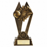 PEAK Football Trophy Award Boot & Ball - AGGT - 7 (17.5cm) - New 2018