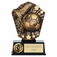 Cosmos Mini Boot & Ball Football Trophy 4 7/8 Inch (12.5cm) : New 2019