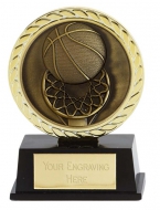 Vibe Super Mini Basketball Trophy Award 3 3/8 Inch (8.5cm) : New 2020