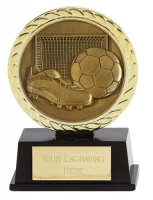 Vibe Super Mini Football Trophy Award 3 3/8 Inch (8.5cm) : New 2020