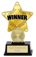 Winner Trophy Award Superstar Mini Gold 4.25 Inch (10.5cm) : New 2020