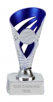 Voyager Presentation Cup Trophy Award Silver/Purple 6 Inch (15cm) : New 2020