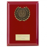 Event Red Plaque Bold Red 5 Inch